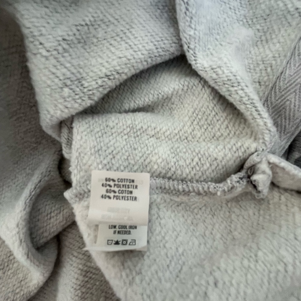 Aerie Oversized Gray Cheetah Sweatshirt Small - Picture 4 of 5